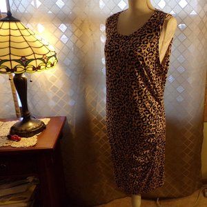 Love, Fire Side Shirred Asymmetrical Hem Dress